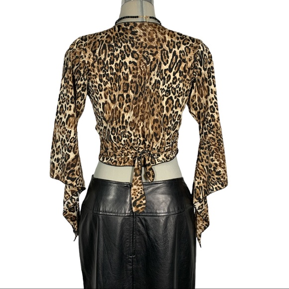 SHARIF Leopard Short  Top Size M - Picture 7 of 14